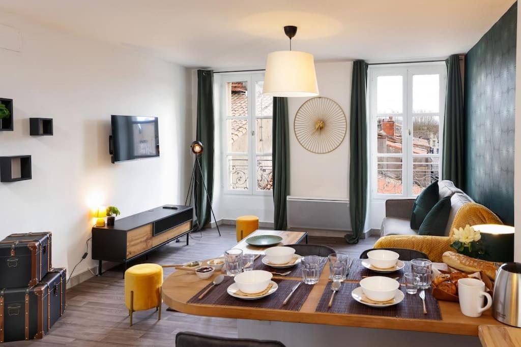 N3 Des Etudes Duplex Hypercentre Wifi Conciergeriedamecarcas Apartamento Carcassonne Exterior foto